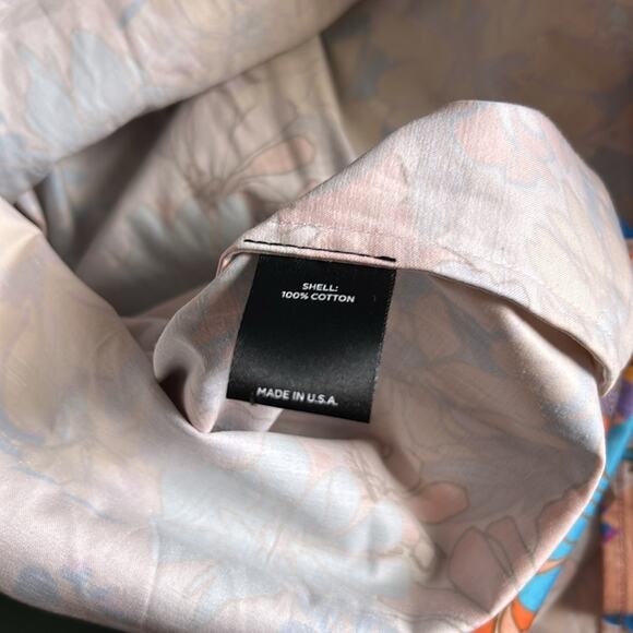 $290 Snow Xue Gao Designer Floral Printed Orange Babydoll Dress NEW Size 6 - Picture 15 of 15